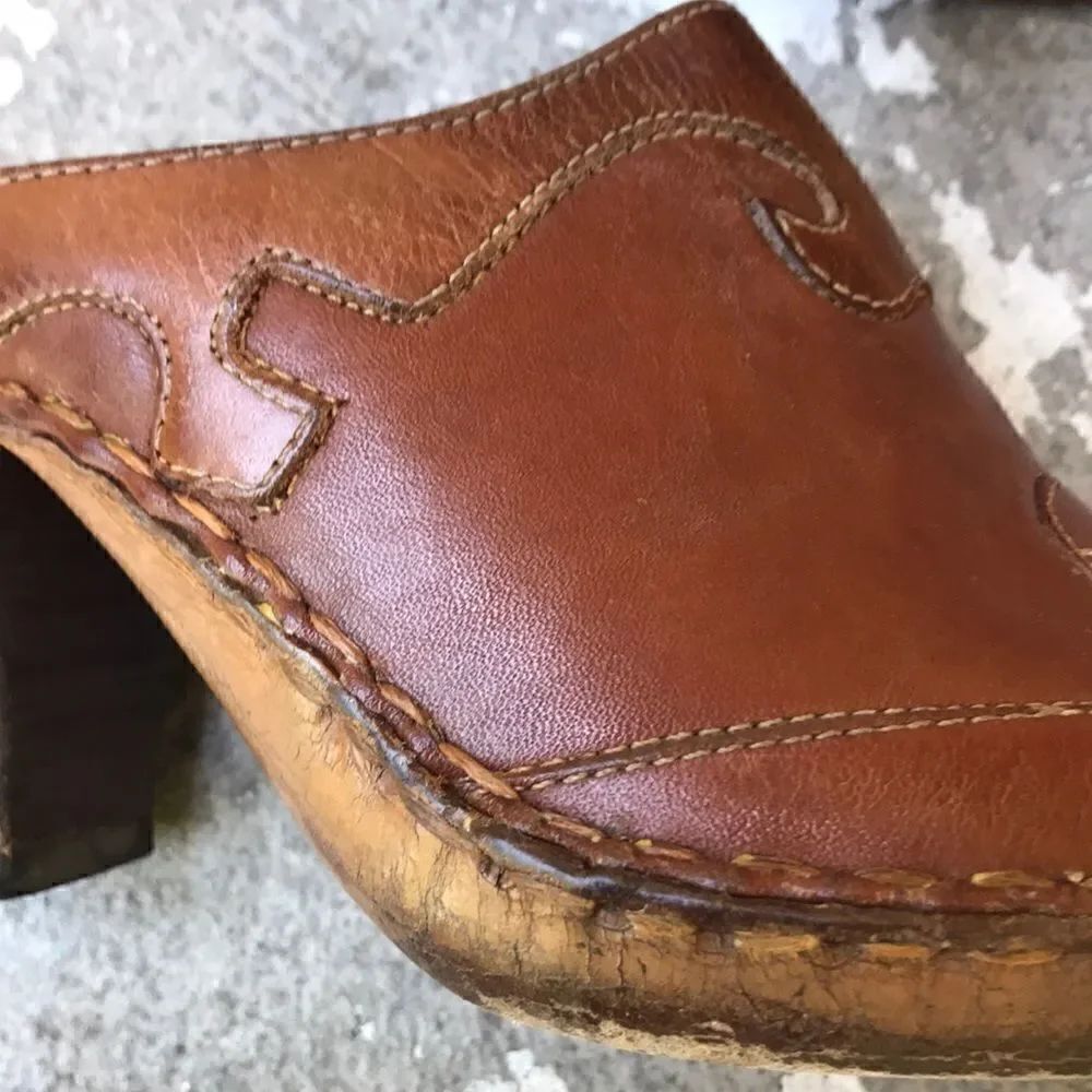 Frye  Leather Mules - Picture 3 of 5